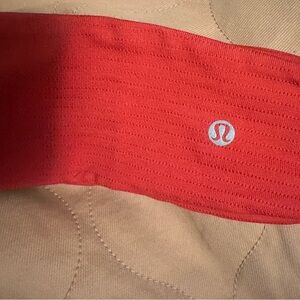 lululemon athletica Red Stretch Headband